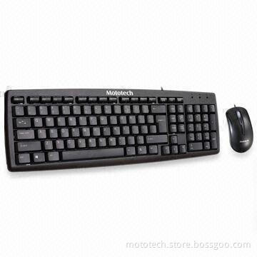 Computer Wired Keyboard, Splash-resistant, Responsive Low-profile Keys